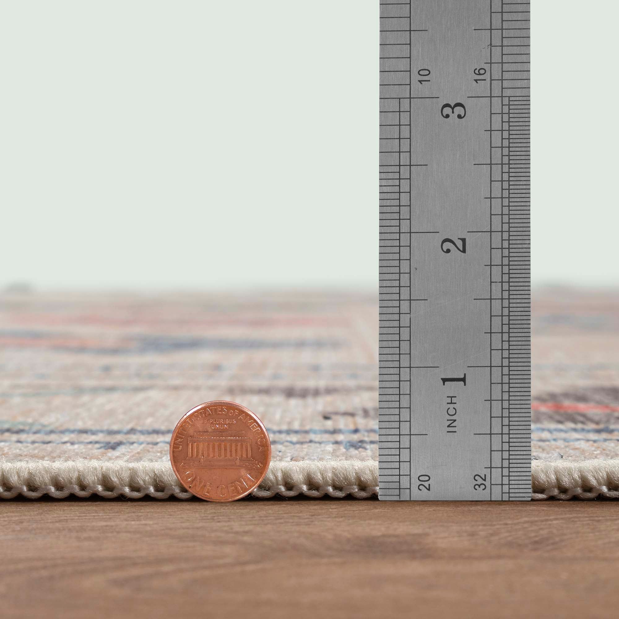 Beige Oushak Area Washable Rug - Gionara