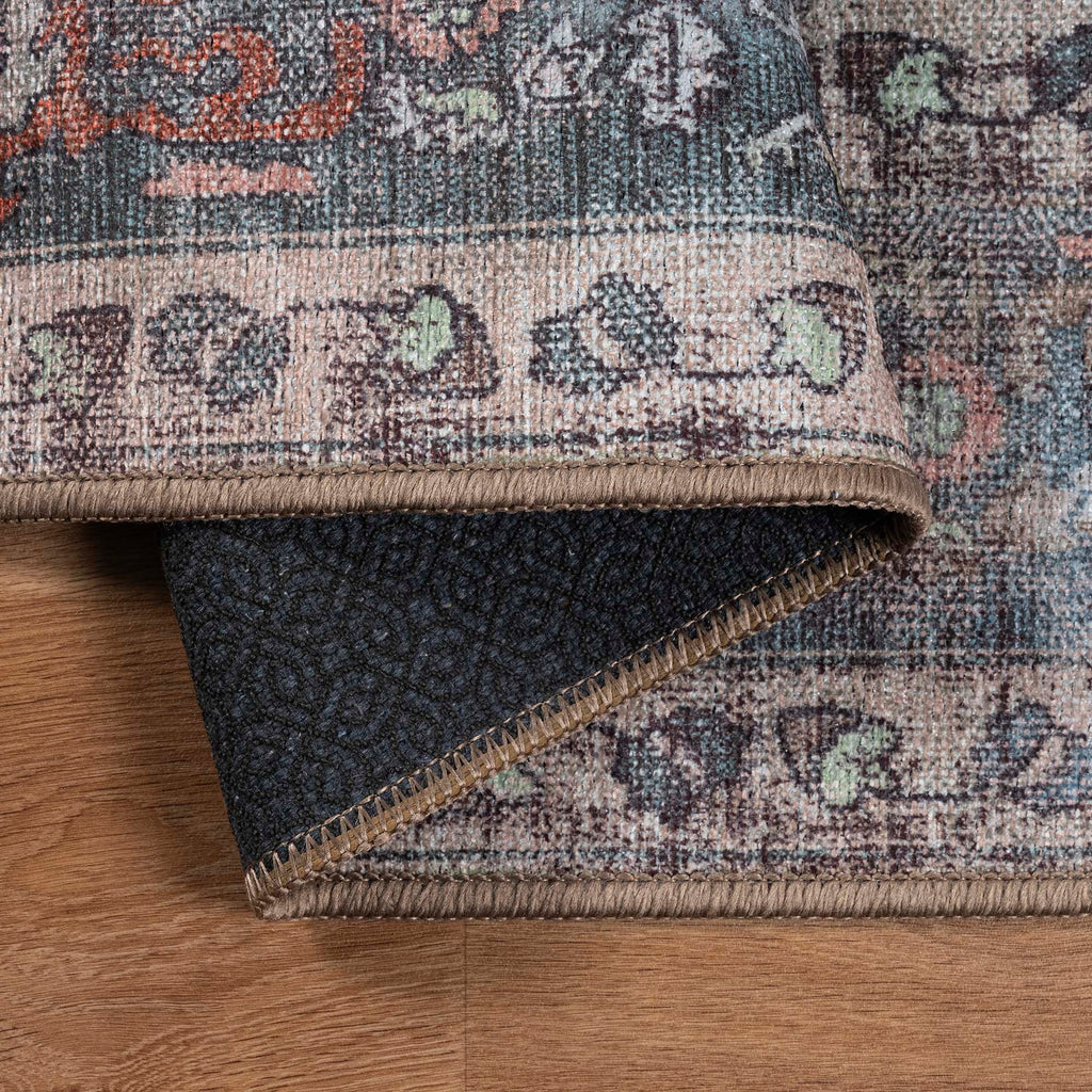 Earth Tones Oushak Area Washable Rug - Gionara