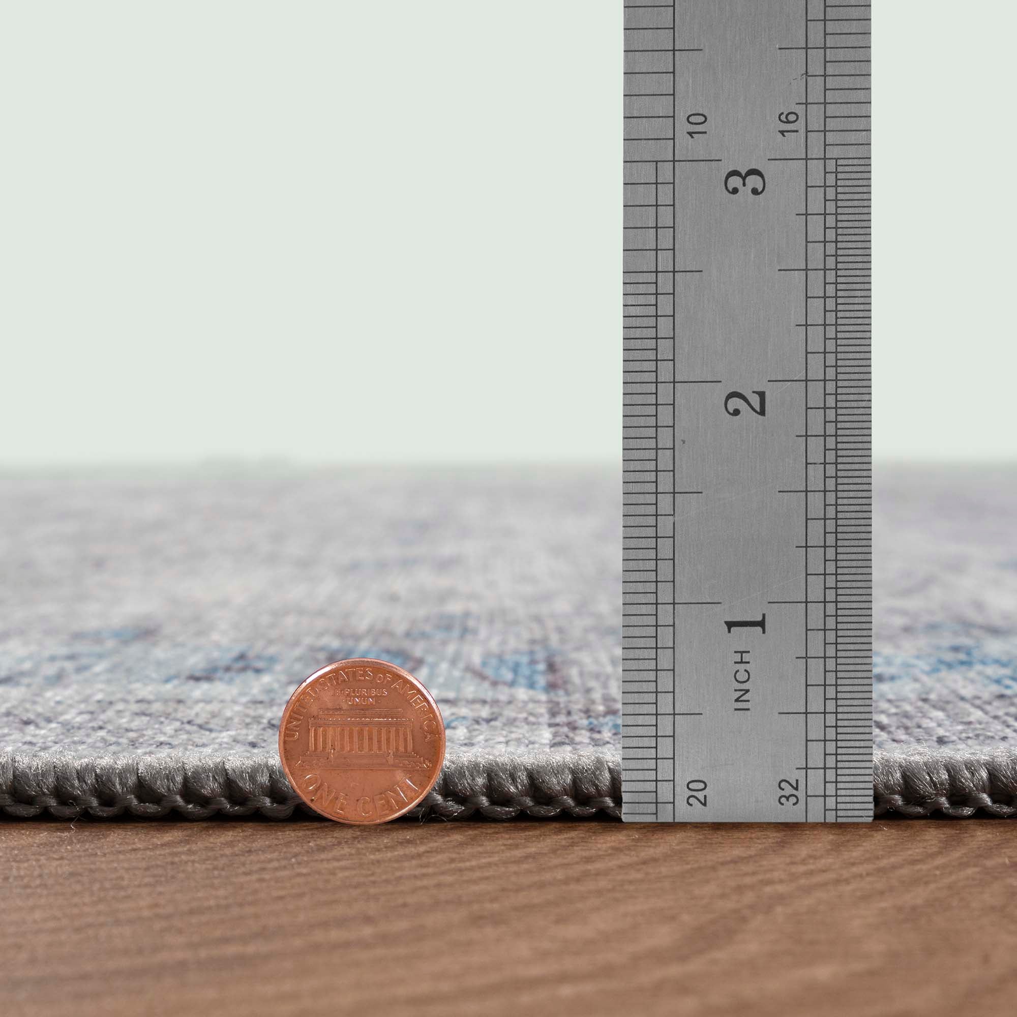Gray Boho Oushak Washable Rug - Gionara