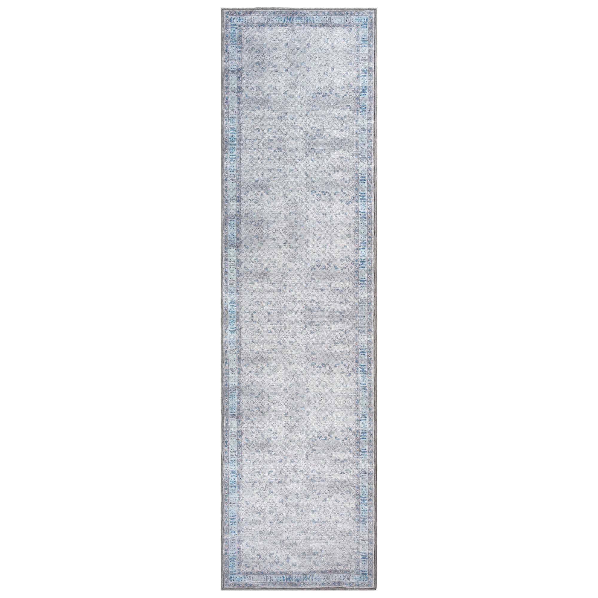 Gray Boho Oushak Washable Rug - Gionara
